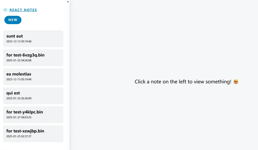 NextJS Notes 应用界面